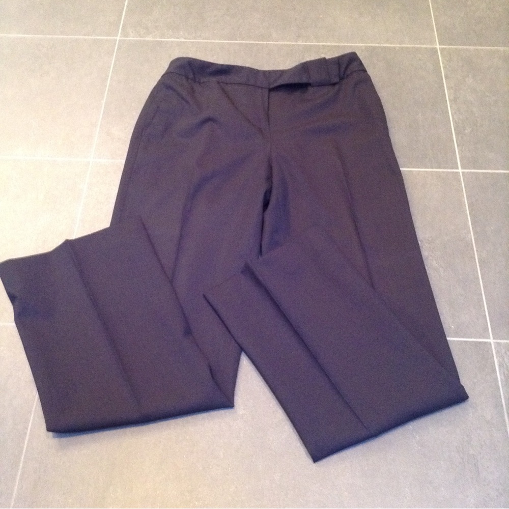 Light wool navy blue classic Ann Taylor Loft trousers, size 2P